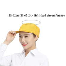 Load image into Gallery viewer, Comfortable Breathable Top Mesh Work Hat Washable Dust-proof Chef Hat Durable Cooking Hygienic Cap Food Processing
