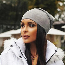 Load image into Gallery viewer, Winter Skullies Unisex Slouchy Beanie Hip Hop Elastic AP Cap One Size Hat
