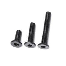 Load image into Gallery viewer, 5/10/50pc CM Torx thin screw M2 M2.5 M3 M4 M5 M6 M8 A2-70 Stainless Steel black colour Six-Lobe Ultra Thin Flat Wafer Head Screw
