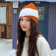 Load image into Gallery viewer, Fashion Wool Acrylic Knitting Cap Hat Y2k Warm Beanie Bonnet Ins Cold Cap Gift
