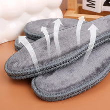 Load image into Gallery viewer, 2/4pcs Self Heating Insoles Thermostatic Thermal Insole Faux Rabbit Fur Insole Winter Boots Pad Sole Thermal Insoles Plush Pads
