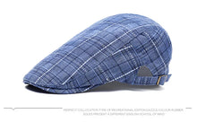 Load image into Gallery viewer, Men's Women's Beret Herringbone Flat Ivy Newsboy Hat Wool Blend Gatsby Cabbie Adjustable Cap
