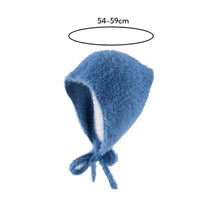 Load image into Gallery viewer, Cute French Style Tie Headband Hat Winter Knitted Yarn Keep Warm Lace-up Cover Headband  Women Headscarf
