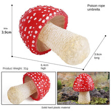 Load image into Gallery viewer, 19pcs/set Mushroom Model Vegetable Props Children's Puzzle Toy Decoration Decoration Scene Props
