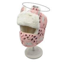 Load image into Gallery viewer, Fashion Keep Warm Bomber Hat Thick Waterproof Earflap Mask Windproof Children Hat Boy Girl
