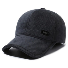 Load image into Gallery viewer, Warm Winter Baseball Cap with Ear Flaps for Men, Auturnn Thick Cap for Gifts
