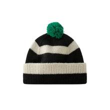 Load image into Gallery viewer, Trendy Autumn Winter Knitted Hat Advanced Stripes Korean Style Ear Protection Hat Versatile Woolen Hat Couple Hat Christmas Gift

