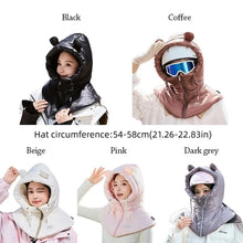 Load image into Gallery viewer, Warm Winter Down Hooded Hats Ultralight Drawstring Coat Short Tank Top Zippper Removable Neck Cover Fake High Collars Women's
