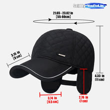 Load image into Gallery viewer, New Winter Outdoor Casual Sports Baseball Cap with Earflame Cover, Warm Fleece Lined, Thickened, Trucker Caps Dad Hat Sun Hats
