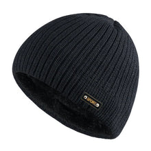 Load image into Gallery viewer, Autumn and winter thick wool blended knitted men's and women's hats are suitable for windproof and warm outdoor wear in winter
