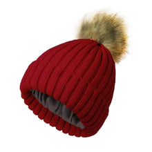 Load image into Gallery viewer, Fashion Soft Winter Beanie Hat Keep Warm Solid Color Warm Knit Hats Casual Knit Wool Beanie Cap Winter
