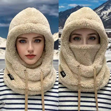 Load image into Gallery viewer, Warm Thermal Windproof Balaclava Ski Hood Motorcycle Face Cover Polar Fleece Adjustable Cycling Neck Cover Full Face Mask Winter
