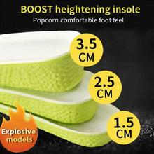 Load image into Gallery viewer, Insole Invisible Height Increase s Green Memory Foam s Sole Pad Breathable Comfortable for Men Women Feet Care shoe pads

