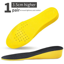 Load image into Gallery viewer, 1Pair Men Height Increasing Insoles Soft and breathable insoles Flexible shock-absorbing sole arch support sports insoles
