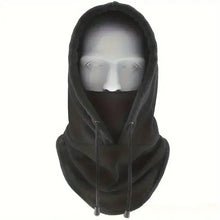 Load image into Gallery viewer, Winter Thermal Fleece Hat Hooded Outdoor Windproof Cold Warm Skiing Sport Men Women Neck Warmer Cycling Face Mask Masked Caps

