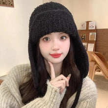 Load image into Gallery viewer, Fashion Teddy Fleece Winter Hat Warm Ear Protection Bonnet Caps Casual Windproof Woolen Crochet Bonnet Outdoor
