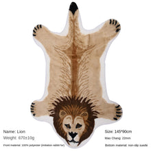 Load image into Gallery viewer, Animal Rabbit Fur Carpet Soft Children's Room Carpet
