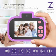Load image into Gallery viewer, Children's Camera High-definition 4000W Front Rear Dual-camera 2 Inch 1080P HD IPS Screen Digital Kids Camera Photography Toys

