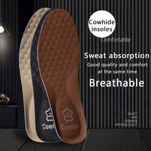 Load image into Gallery viewer, Insole 1Pair Leather  s for Feet Arch Support Orthopedic  Plantar Fasciitis  Pads Shock-absorbing Cowhide  Sole shoe pads
