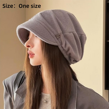 Load image into Gallery viewer, New Windproof Letter Hats Casual Warm Pullover Hat Cold Proof Warm Hat Women
