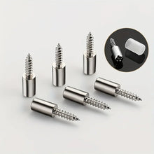 Load image into Gallery viewer, 20Pcs Support Multifunction Fixed Cabinet Rack Nail Self-Tapping Integrated Screw Clapboard Holder Laminate Support Nail
