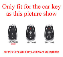 Load image into Gallery viewer, New TPU Car Key Case Cover For Chevrolet 2017-2019 Chevy Malibu Camaro Cruze Traverse Sonic Volt Bolt Equinox 3/4/5 Buttons Key

