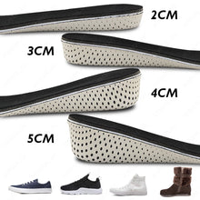 Load image into Gallery viewer, Insole Memory Foam EVA Height Increase Templates  2-5cm Breathable Ultra Light Elevated Sports s For Men Women s Insert shoe pads
