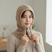 Load image into Gallery viewer, Fashion Windproof Knitted Hat Thermal Insulation Neck Protection Beanie Cap Pullover Hats Winter
