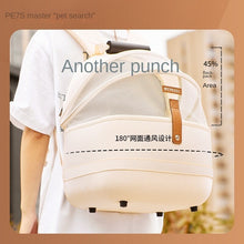 Load image into Gallery viewer, Summer Outdoor Cat Bag Portable Space Capsule School Bag Pet Backpack
