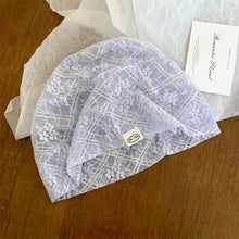 Load image into Gallery viewer, Fashionable Y2K Lace Pullover Hollow Korean Style Beanies Cap Breathable Stack Hats Summer

