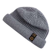 Load image into Gallery viewer, New Men Outdoor Skull Cap Fashion Short Melon Winter Dandy Hats Sailor Style Landlord Hats For Men Autumn Short Beanie Cap
