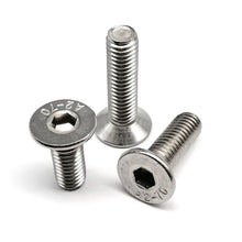 Load image into Gallery viewer, M1.6 M2 M2.5 M3 M4 M5 M6 M8 304 Stainless Steel Allen Hexagon Hex Socket Flat Countersunk Head Screw Bolt Nut Washer Set Kit Box
