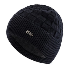Load image into Gallery viewer, New Unisex Winter Hat Plush Fur Lined Warm Small Square Style Soft Beanie Hats For Men Women Thicken Ski Sports Knitted Hat
