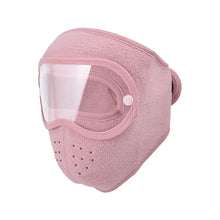 Load image into Gallery viewer, Winter Windproof Face Warm Cycling Masque Men Women Ski Masked HatHD Goggles Antifog Breathable Fleece Face Shield Cap Balaclava
