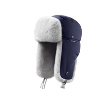 Load image into Gallery viewer, Outdoor Winter Men's Lei Feng Cap Waterproof Warm Pilot Ski Hat Thickened Fleece Lined Ear Protection Hat Hunter Hat

