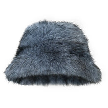 Load image into Gallery viewer, Warm Fluffy Fur Bucket Hat Cold Thicken Fisherman Hat Ear Protection Snowy Day Panama Cap for Outdoor Skiing Cycling Activities
