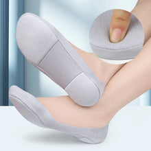Load image into Gallery viewer, Insole Women Boat Sock Plantar Fasciitis s  Socks s for Feet Shock Absorbing  Sole Invisible Non slip  pads shoe pads
