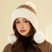 Load image into Gallery viewer, Fashion Warm Women's Knitted Hat Thickened Ear Protection Women's Beanies Coldproof Windproof Bonnet Caps Autumn Winter
