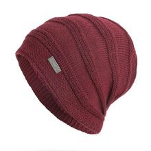 Load image into Gallery viewer, New Fashion Women Winter Warm Thick Beanies For Men Outdoor Sport Hats Casual Striped Bonnet Male Knit   Hats Gorras

