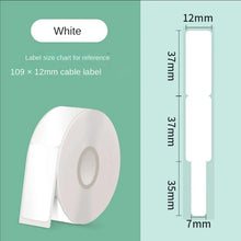 Load image into Gallery viewer, 1/10PCs Thermal Label Paper Color Tear-Proof Applicable to Ning You P15p12 Pass Line Fiber Optic Cable Label Paper
