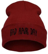 Load image into Gallery viewer, Winter Unisex Funny Bad Hair Day Hip Pop Beanie Hat Women Men Ski Cap
