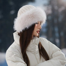Load image into Gallery viewer, Thickening Winter Women's Warm Fur Hat Without Brim Cold-proof Warm Ear Protection Fisherman Caps Warming Tools Baseball Cap
