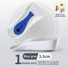 Load image into Gallery viewer, Insole Memory Foam Height Increase s for Men Women s Flat Feet Arch Support Orthopedic s Sneakers Heel Lift Care shoe pads
