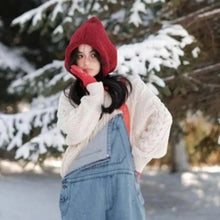 Load image into Gallery viewer, Fashion Solid Color Hat Anti-cold Fluffy Beanie Cap Soft Warm Winter Hat Winter Season
