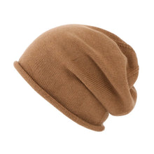 Load image into Gallery viewer, Fashion Soft Slouchy Beanie Hat Thickened Fleece Lined Cashmere Beanie Keep Warm Windproof Knit Hat Winter Season
