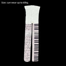 Load image into Gallery viewer, Fashion Ultra-Thin Patterned Stockings Symbol Print JK Style Music Note Tights Stretchy Fabric Piano Tights Club Party
