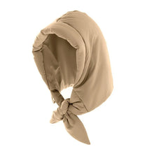 Load image into Gallery viewer, Cold Proof Thickened Winter Headscarf Water-repellent Windproof Warm Hood Puff Design Tie Hood Down Cotton Scarf Street Wear
