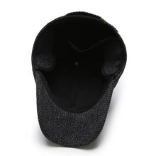 Load image into Gallery viewer, Men's Winter Baseball Cap with Ear Flaps - Thick Fleece-Lined, Windproof &amp; Warm for Outdoor Activities
