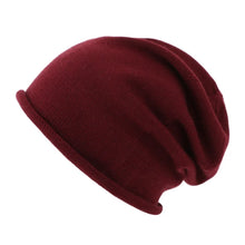 Load image into Gallery viewer, Fashion Soft Slouchy Beanie Hat Thickened Fleece Lined Cashmere Beanie Keep Warm Windproof Knit Hat Winter Season
