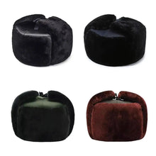 Load image into Gallery viewer, Outdoors Thick Bomber Hat Warm Ear Protection Winter Cap Casual Windproof Lei Feng Hat for Men Women
